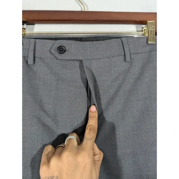 NWT LAUREN Ralph Lauren Pants Men 36x32 Gray Classic Fit Ultraflex Performance - Picture 4 of 9